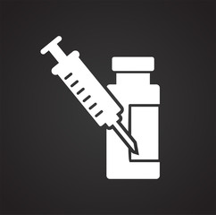 GMO icon on background for graphic and web design. Simple vector sign. Internet concept symbol for website button or mobile app.