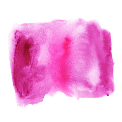  Watercolor gradient pink violet illustration on white background. drawn by hand.