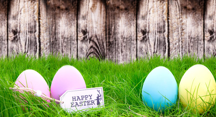 easter background wooden rustical