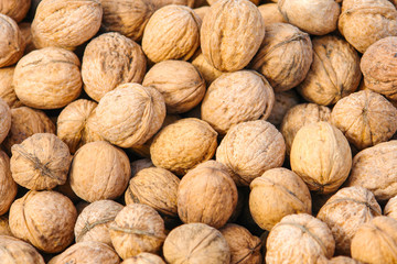Texture of inshell walnuts