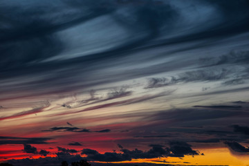 Probably most beautiful sunset pattern ever seen