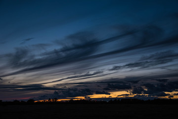 Probably most beautiful sunset pattern ever seen