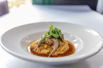 Quail and Grits
