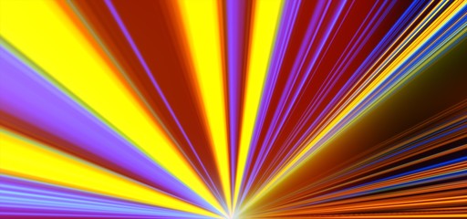 Neon Background. Abstract lines. Laser beams. Stylish wallpaper. Neon Lights. Orange and Blue.	
