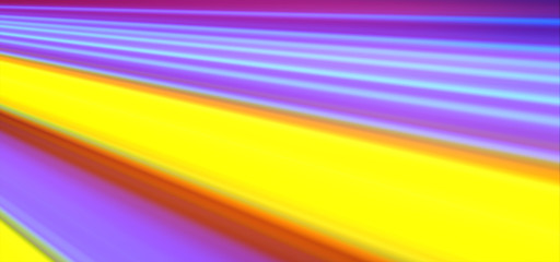 Geometric background. Moving energy. Retro neon colors. Colorful backdrop. Neon lights. Orange and Blue.