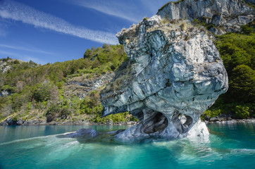 Cuevas de Mármol, Carretera Austral, lago General Carrera, Puerto Tranquilo, Chile