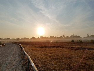 Sunrise in Karlsruhe