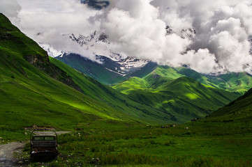 Valley of Ushguli, Georgia
