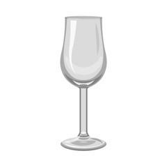 Vector design of capacity and glassware logo. Collection of capacity and restaurant vector icon for stock.