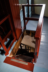 Interior of windmill house - South holland - Group of 19 monumental windmills - Molens of Kinderdijk.