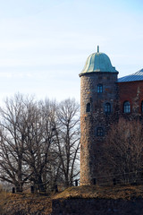 Vyborg Castle in early spring