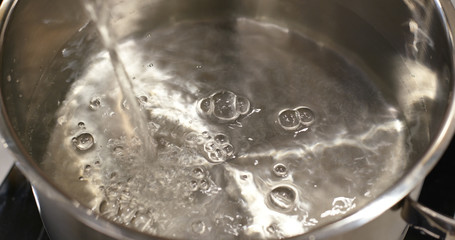 Boil the water before cooking