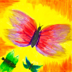 Abstract butterflies