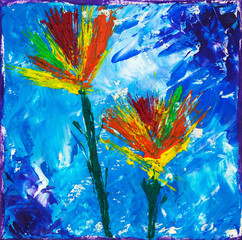 Abstract flowers