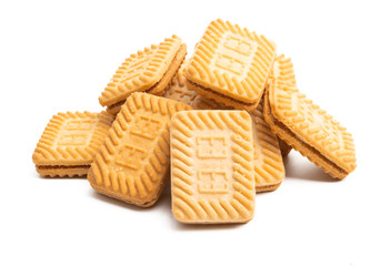 sandwich cookie isolated