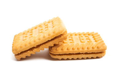 sandwich cookie isolated