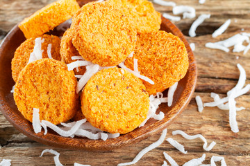 coconut candy, traditional candy from colombia