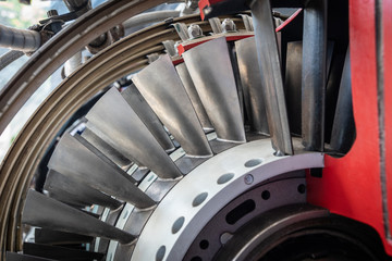 The gears of a old and vintage machine