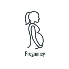 Obraz premium Pediatric Medicine with Baby / Pregnancy Related Icon
