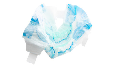 Fototapeta premium baby diapers isolated