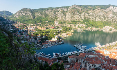 Old town of Kotor and Kotor Bay, Montenegro