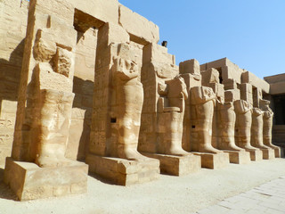 Teby, Luksor, Egipt - obrazy, fototapety, plakaty