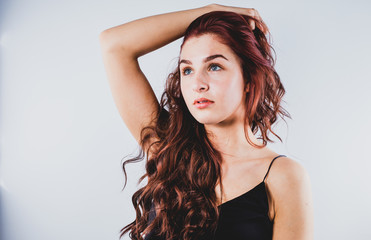 Fototapeta premium young woman by her way of life