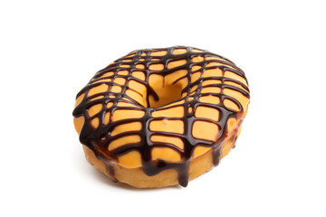 donuts in glaze isolated