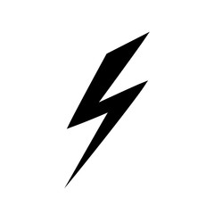 Lightning icon, energy icon. Vector illustration