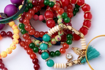 various beads and jewelry (life style) 