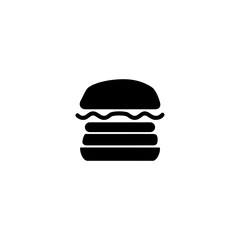 Burger icon.  Fastfood sign