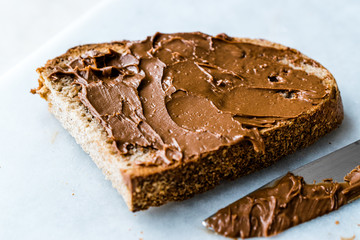 Raw Organic Almond Butter Cream with Bread