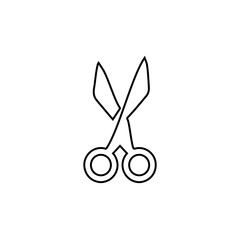 Fototapeta premium Scissors icon. Hair sign