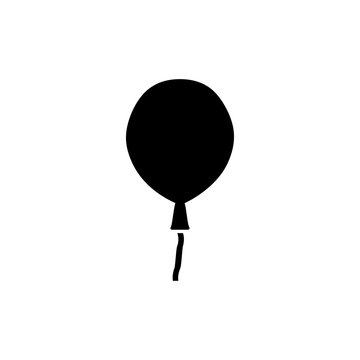Balloon icon. Event party sign