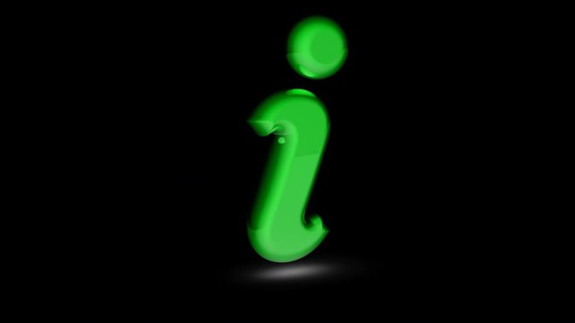 Internet icon. Looping footage has 4K resolution. Prores 4444. 3D Illustration.