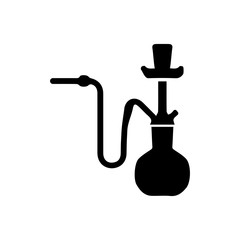 Hookah icon. Arabian smoke sign