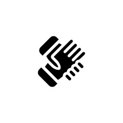 Handshake icon. Business sign