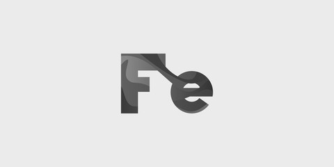 Fe ferrum chemical element