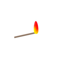 The flame of one match