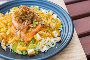 Tasty Palabok, Thin Noodle with seafoods