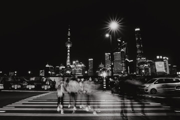 Heure de pointe à Shanghai 