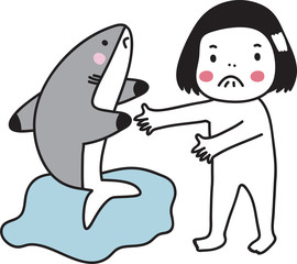 Shark and I are friend