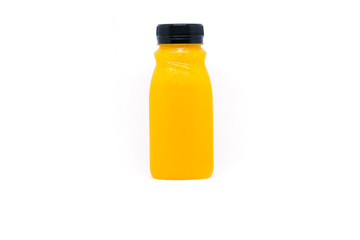 Orange juice in bottle