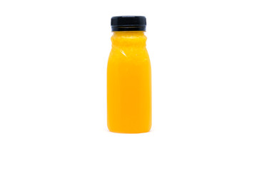 Orange juice in bottle