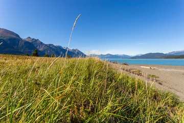 Gorgeous view of the Chilkoot inlet sailing from Skagway, Alaska.
