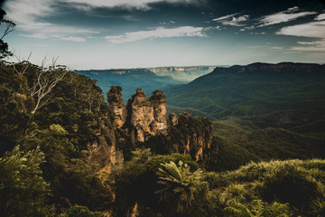 Felsformation 3 Sisters in den Blue Mountains Australien