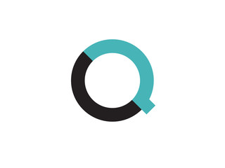 Q letter vector logo design