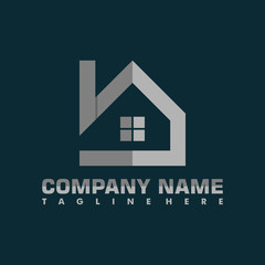 Real Estate Letter W Architecture Logo