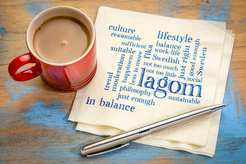 lagom, Swedish concept of balanced lifestyle