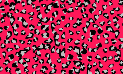 Leopard print design. Animal skin pattern.